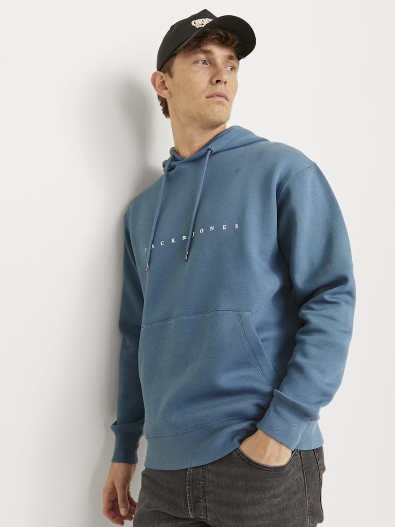 Sudadera con capucha azul - JJESTAR